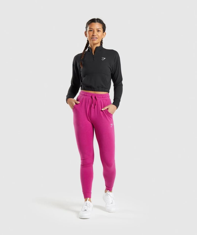 Women's Gymshark Training Pippa Sweatshirts Black | NZ 2AKWLF